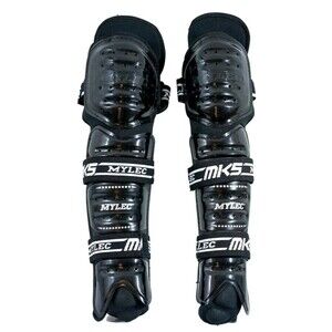 Mylec MK5 Street/DEK 13" Lightweight And Durable Hockey Shin Pads 360° Strap